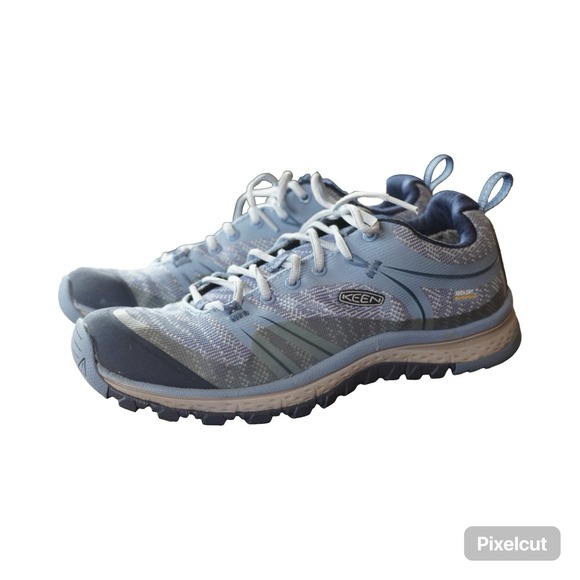 Keen Shoes - Keen Terradora Waterproof Hiking Shoes Women's Size 6 1/2 Blue Gray Trail